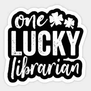 One Lucky Librarian Sticker